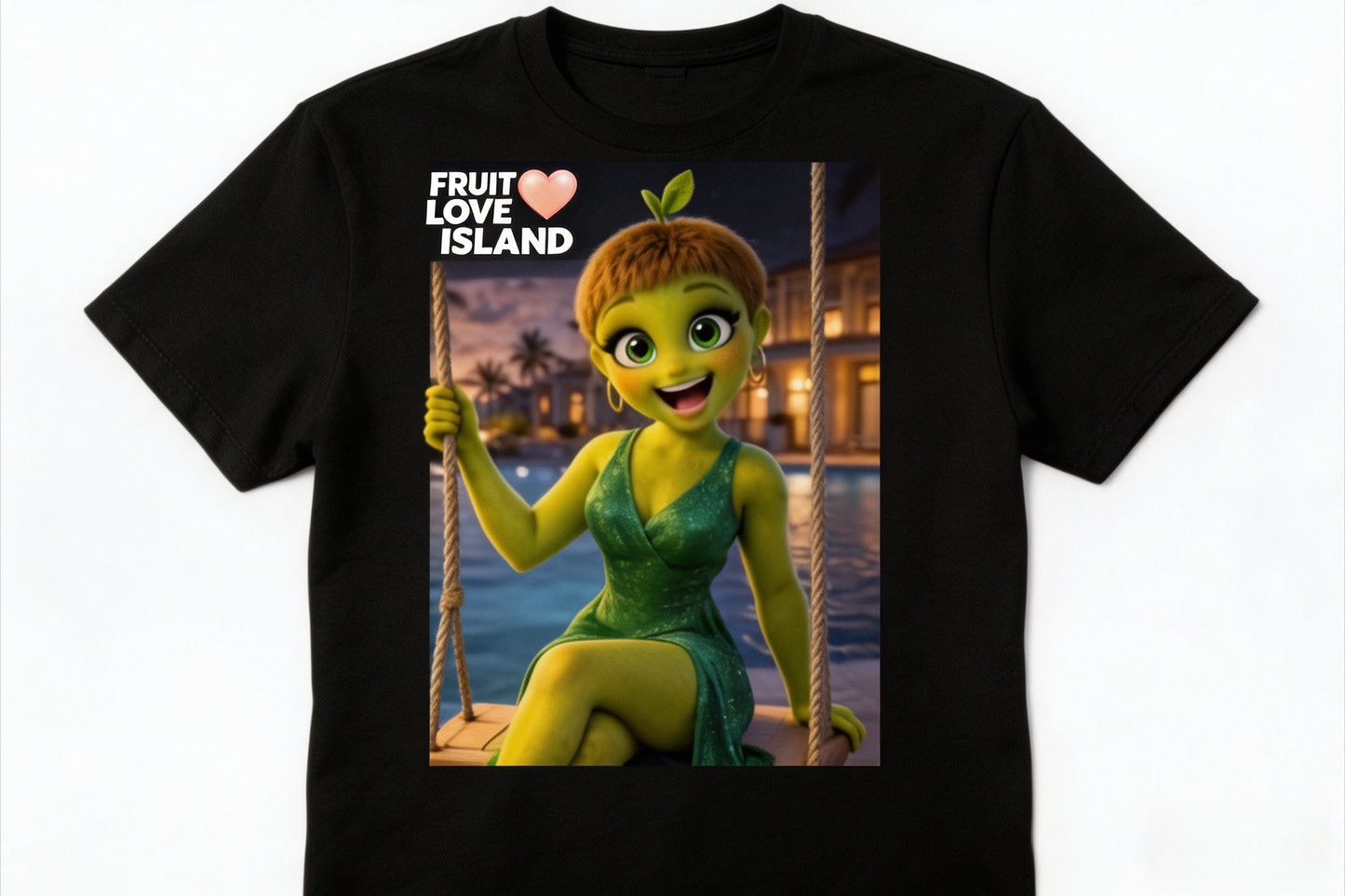 Fruit Love Island Kiwilo Islander Black T-shirt