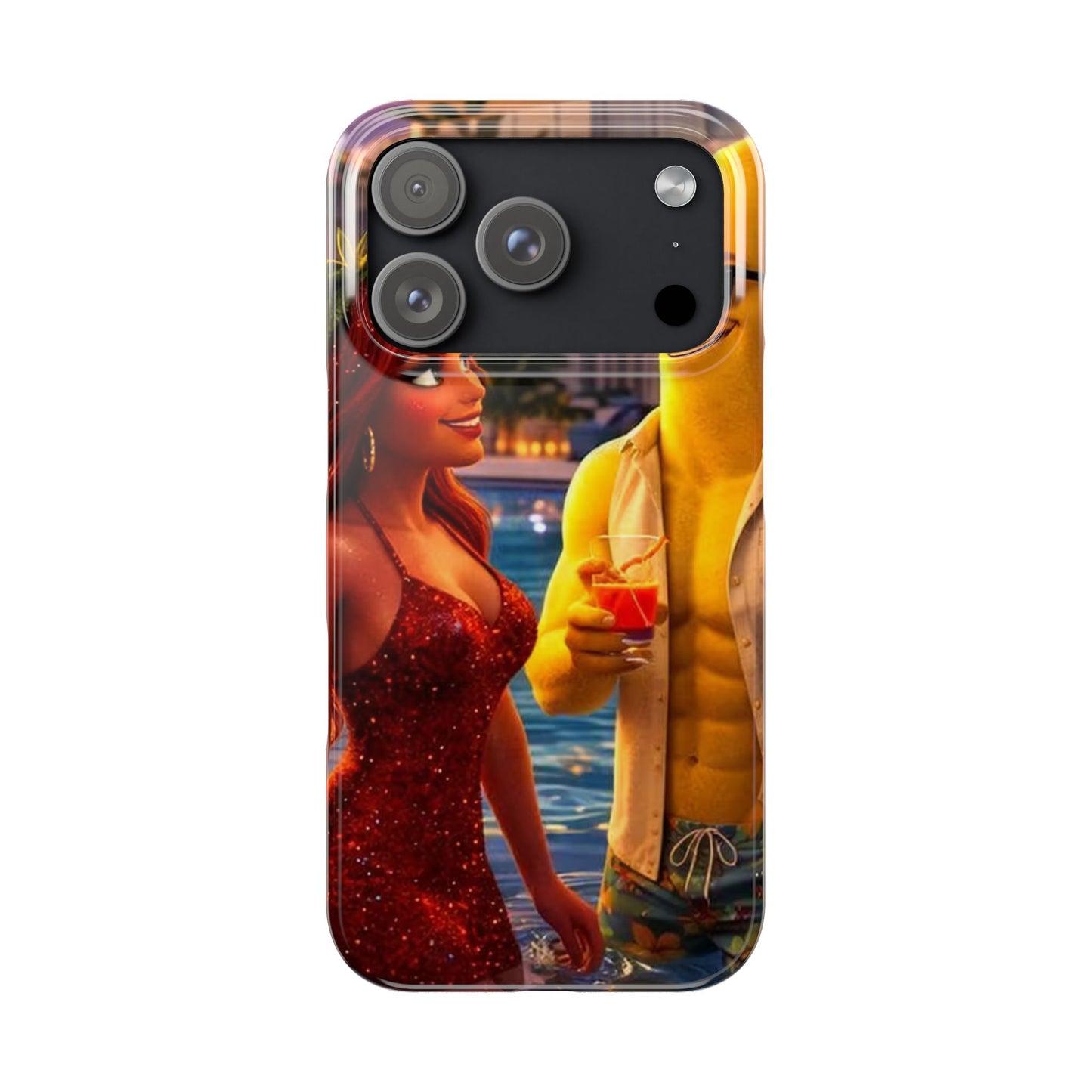Fruit Love Island Strawberina & Bananito iPhone Case