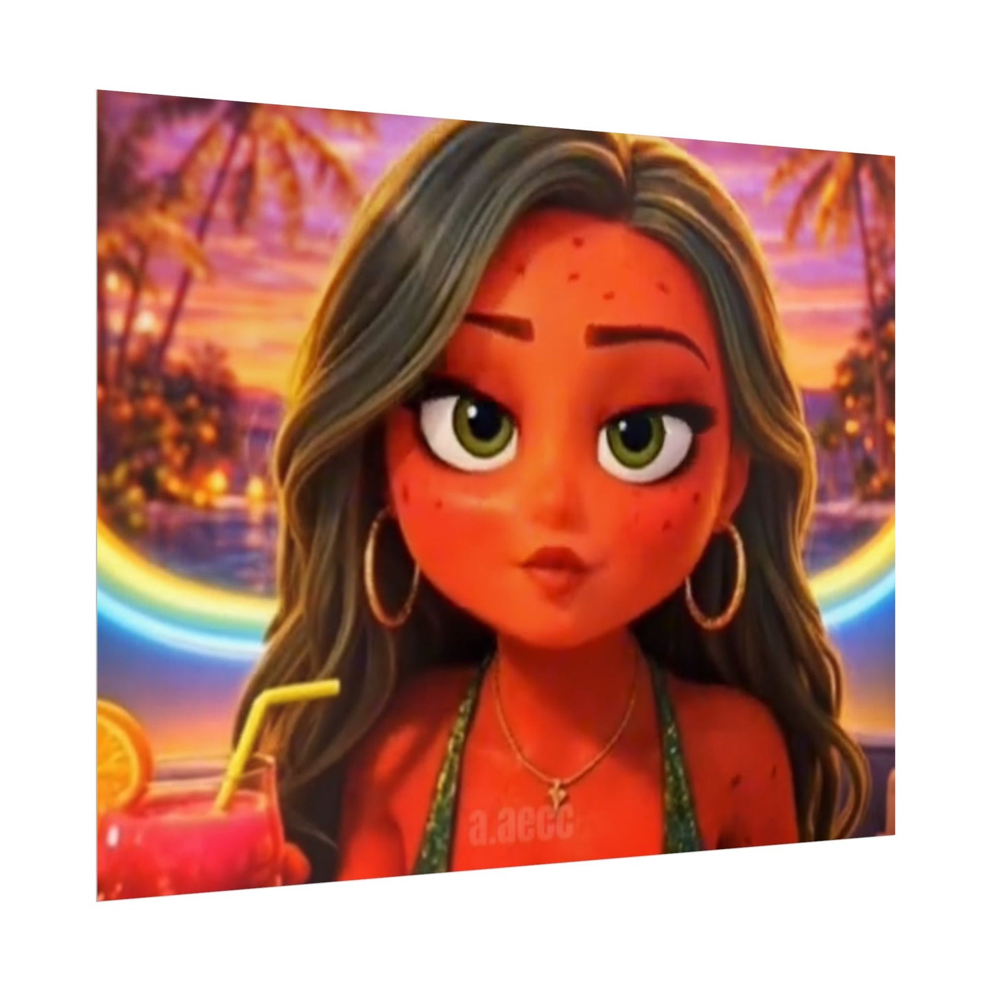 Fruit Love Island Watermelina Poster