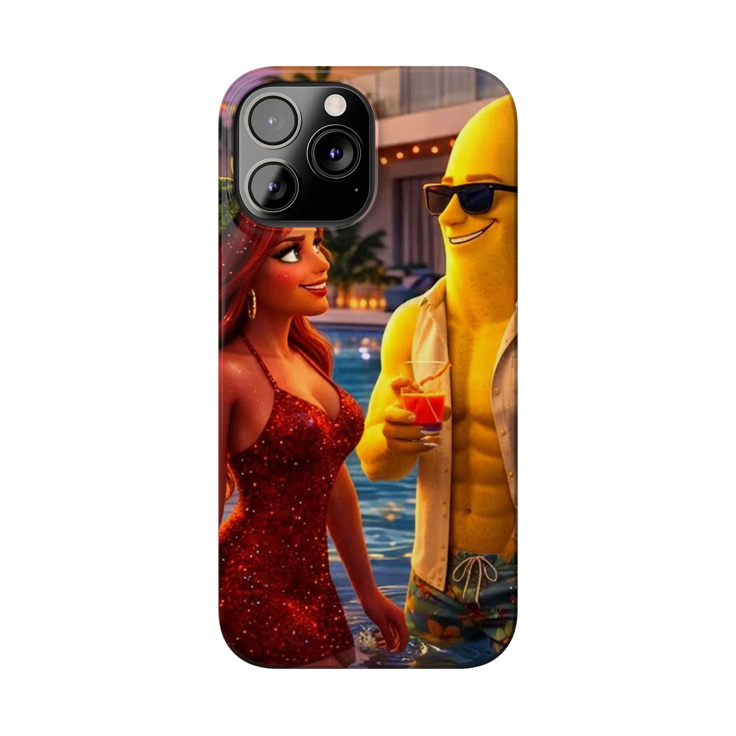 Fruit Love Island Strawberina & Bananito iPhone Case