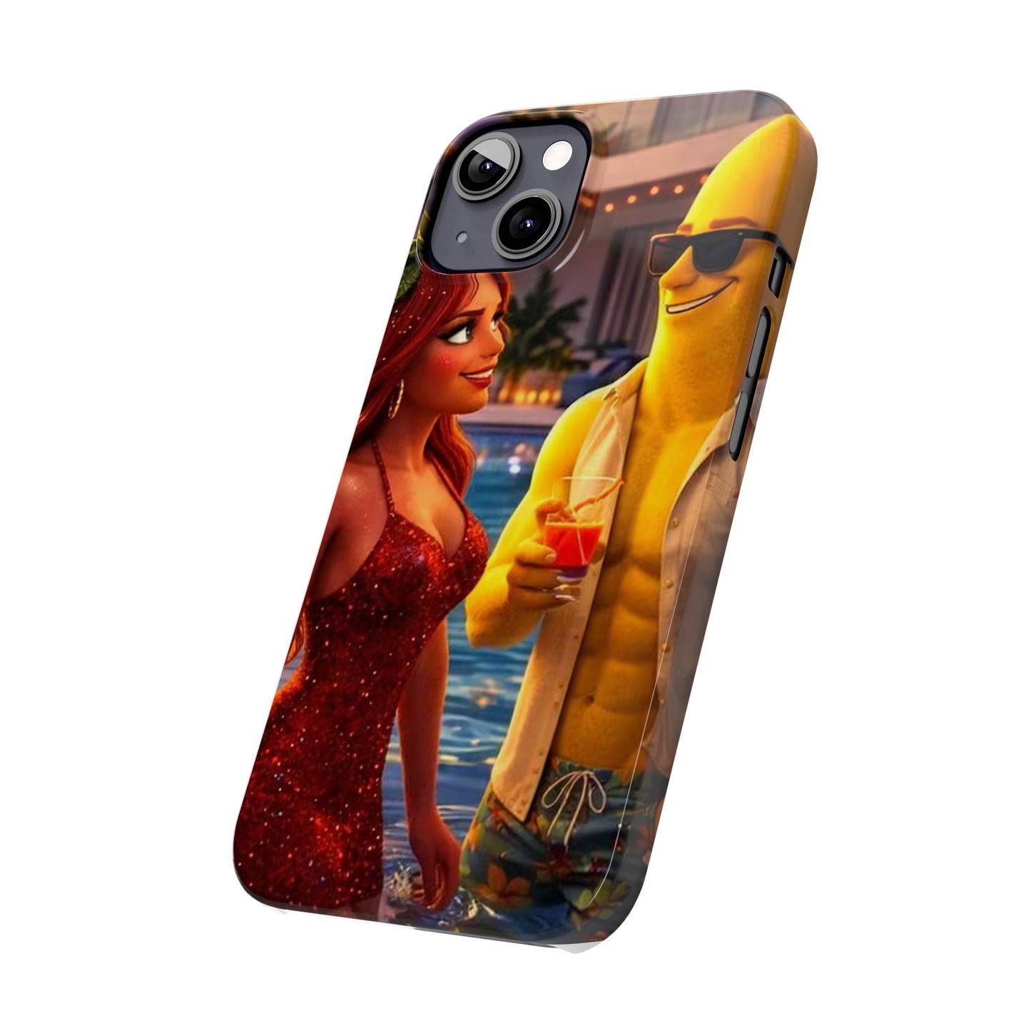 Fruit Love Island Strawberina & Bananito iPhone Case