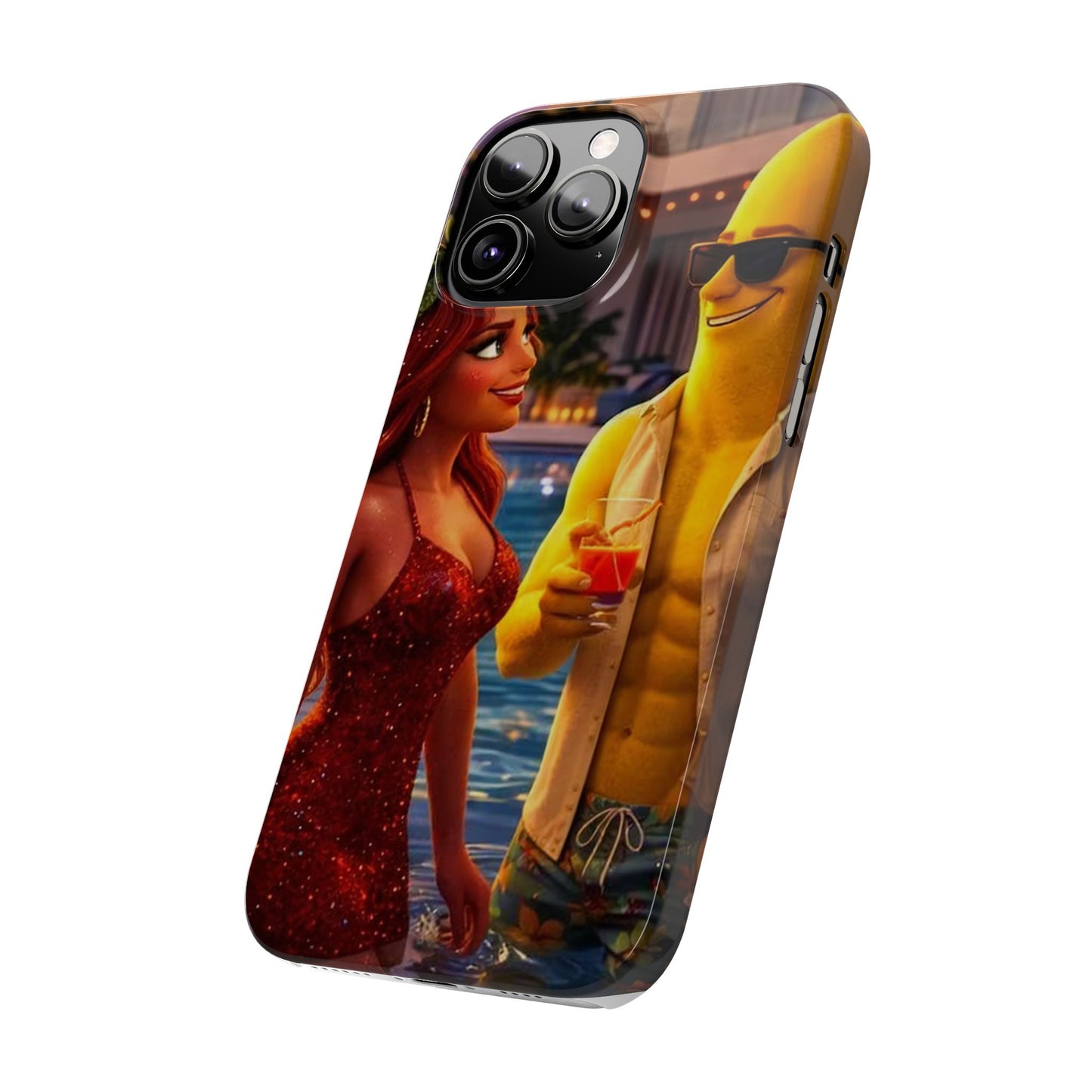 Fruit Love Island Strawberina & Bananito iPhone Case