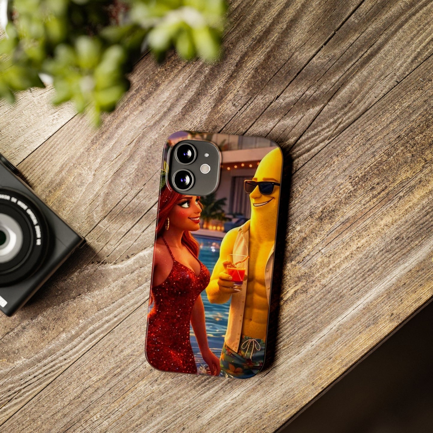 Fruit Love Island Strawberina & Bananito iPhone Case