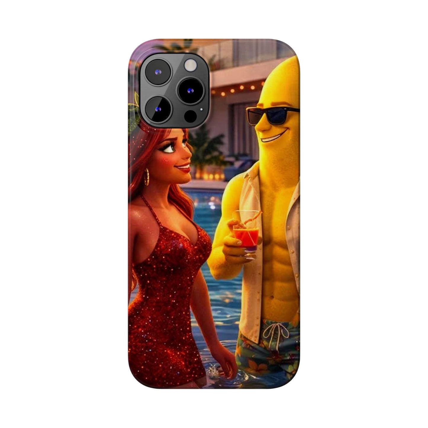 Fruit Love Island Strawberina & Bananito iPhone Case