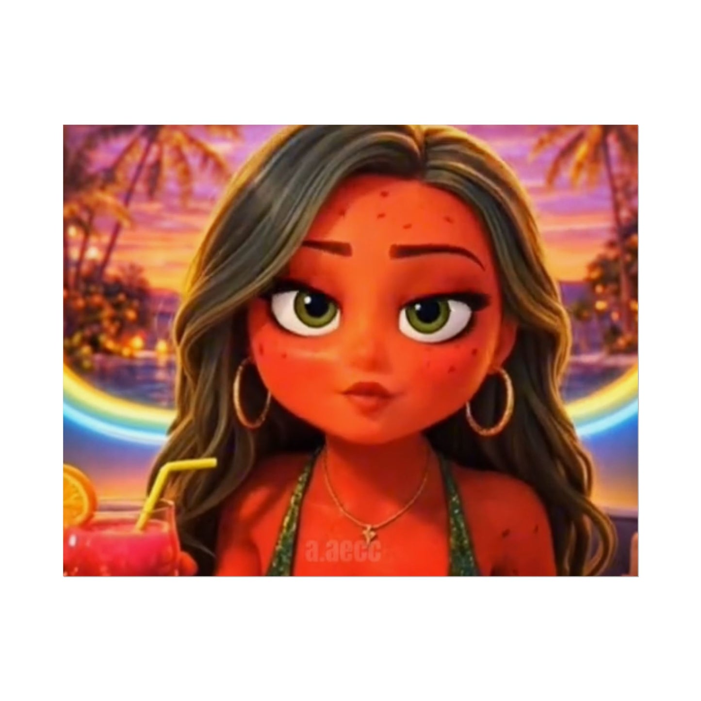 Fruit Love Island Watermelina Poster