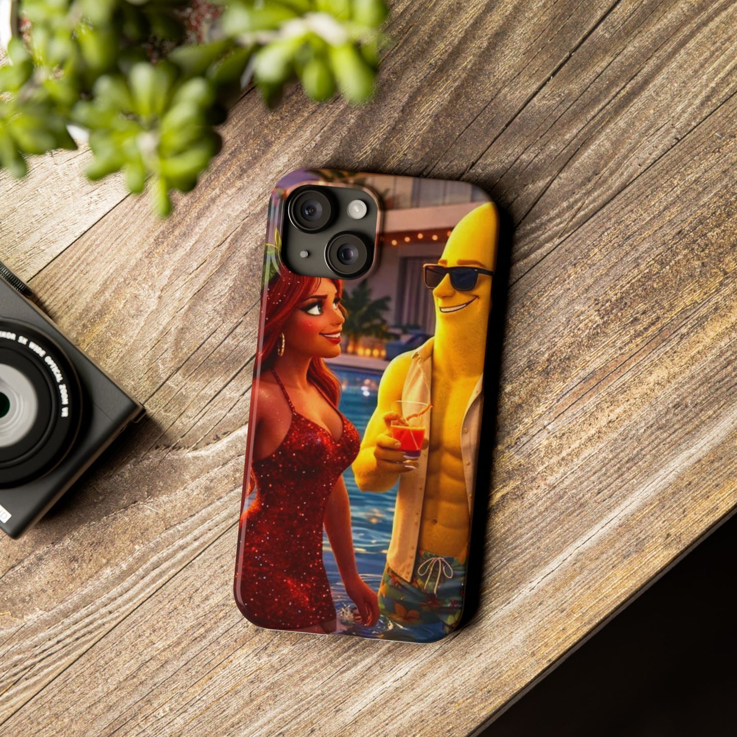 Fruit Love Island Strawberina & Bananito iPhone Case