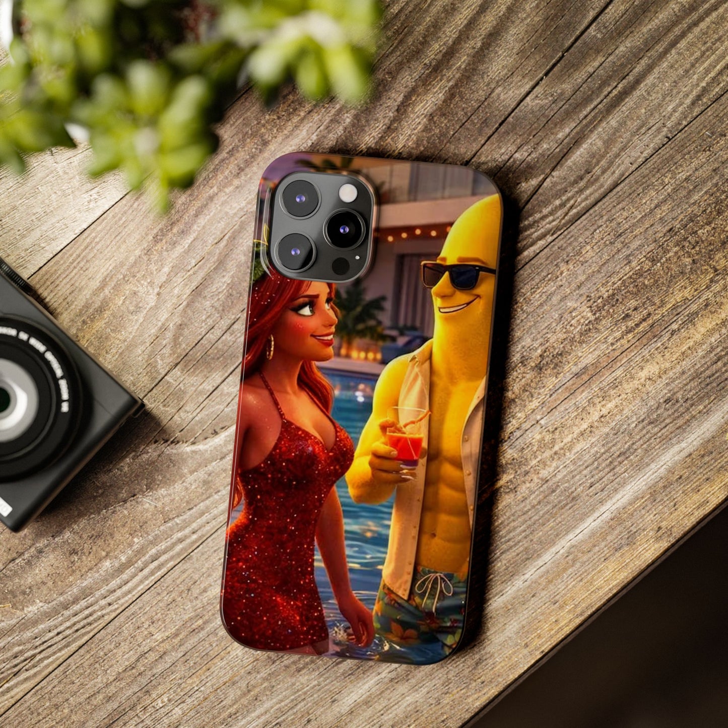 Fruit Love Island Strawberina & Bananito iPhone Case