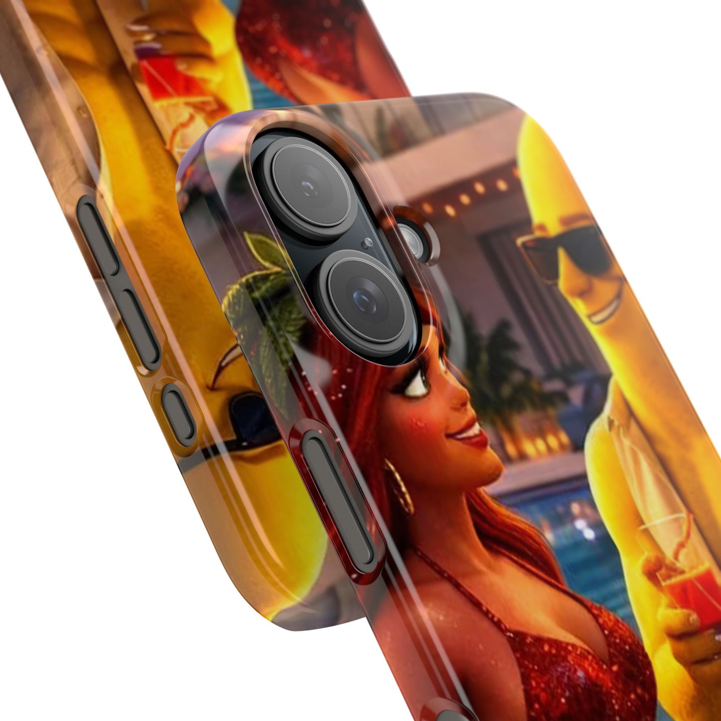 Fruit Love Island Strawberina & Bananito iPhone Case