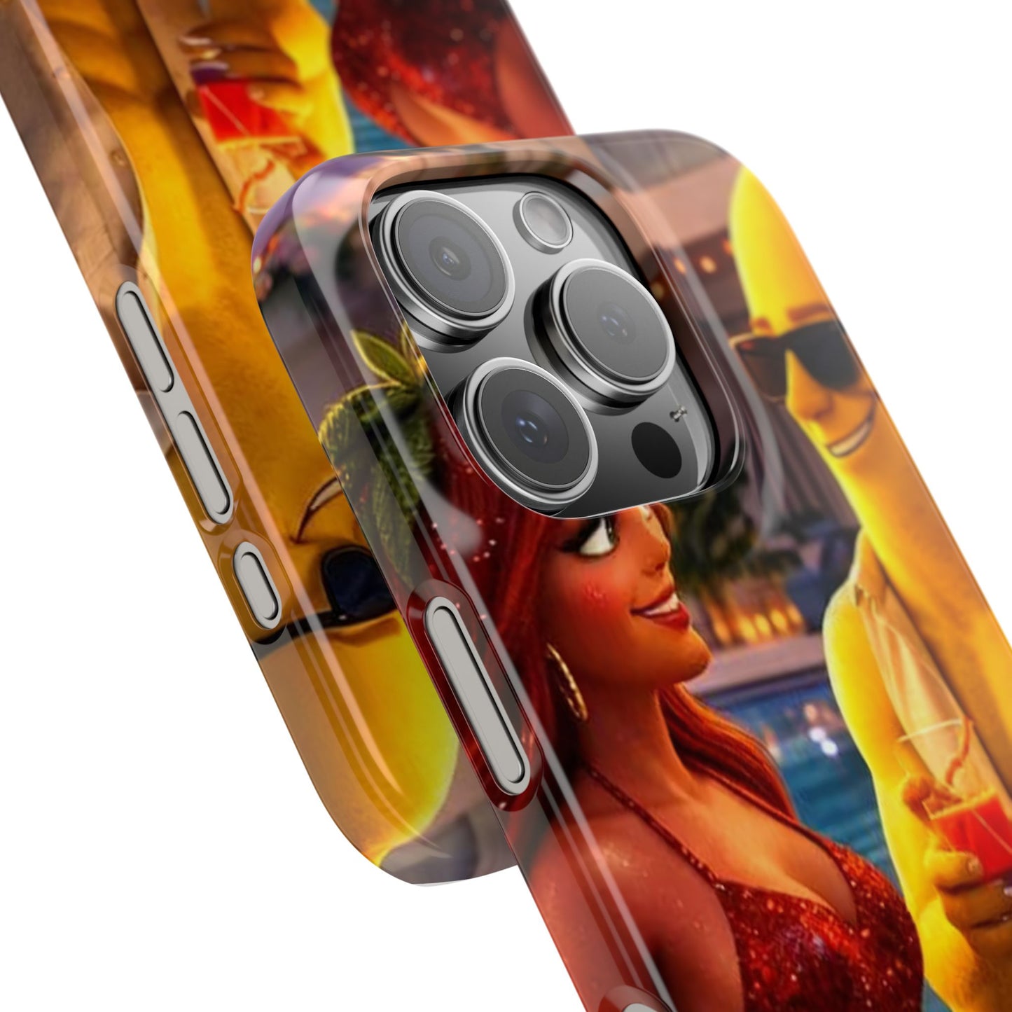 Fruit Love Island Strawberina & Bananito iPhone Case