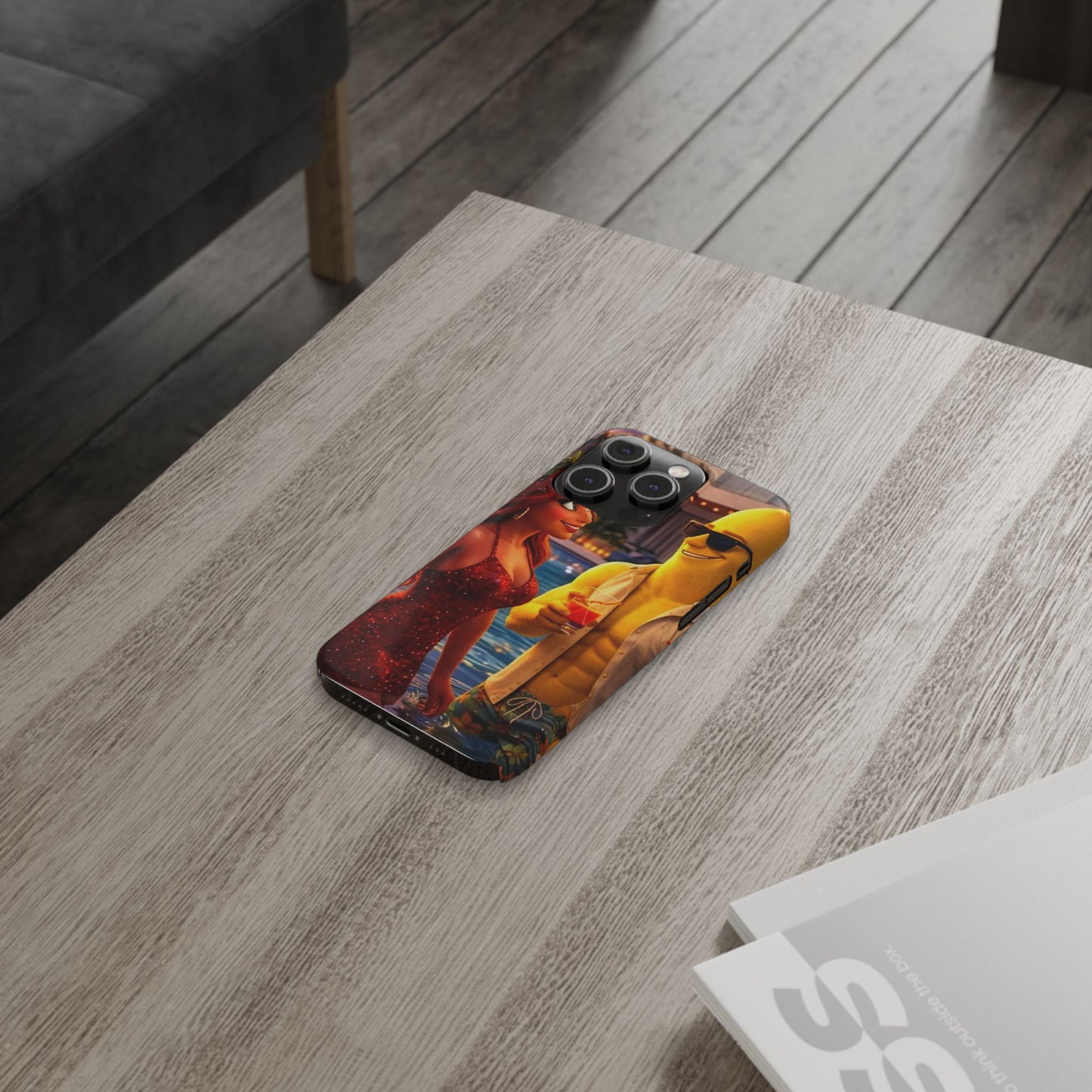 Fruit Love Island Strawberina & Bananito iPhone Case