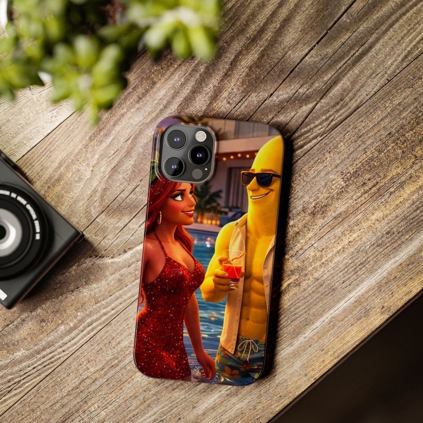 Fruit Love Island Strawberina & Bananito iPhone Case