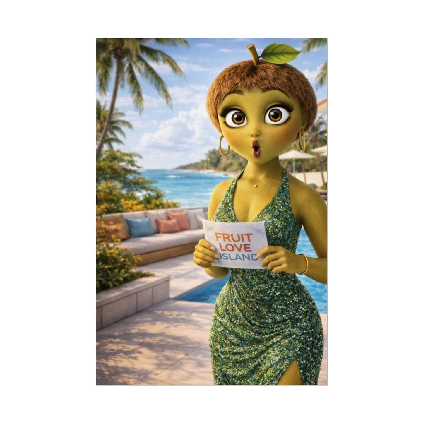 Fruit Love Island Kiwilo Poster