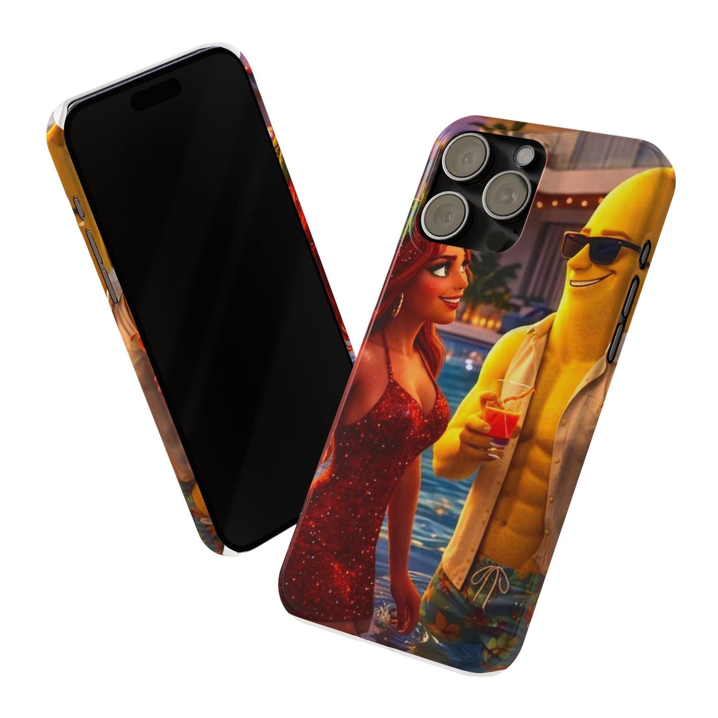 Fruit Love Island Strawberina & Bananito iPhone Case