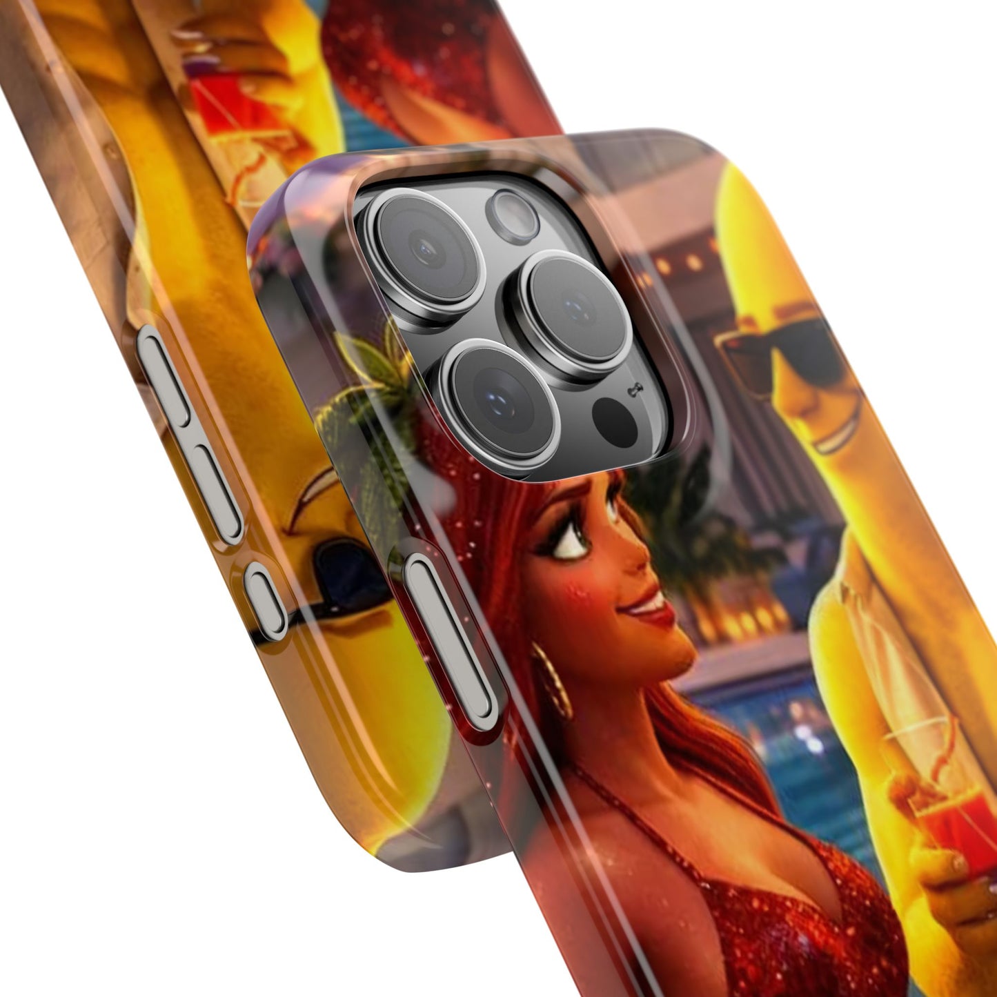 Fruit Love Island Strawberina & Bananito iPhone Case