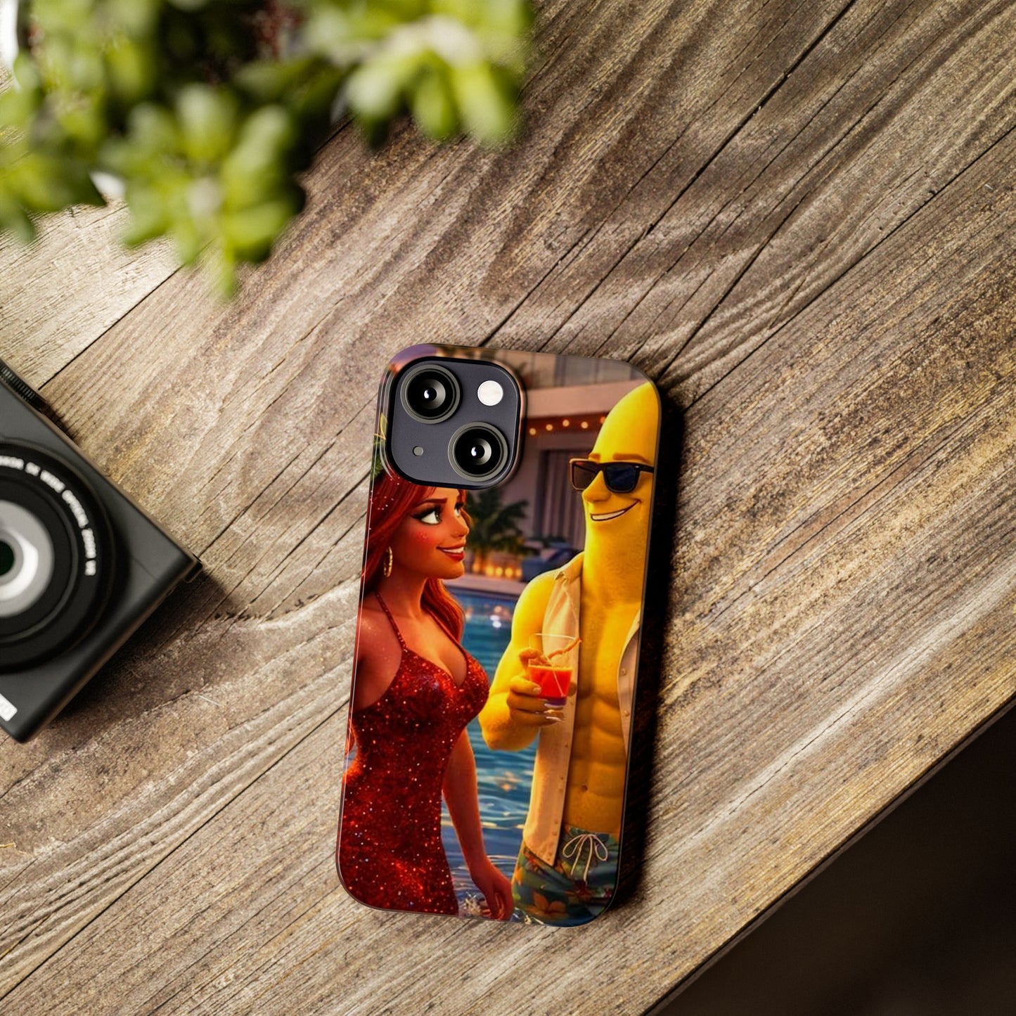 Fruit Love Island Strawberina & Bananito iPhone Case