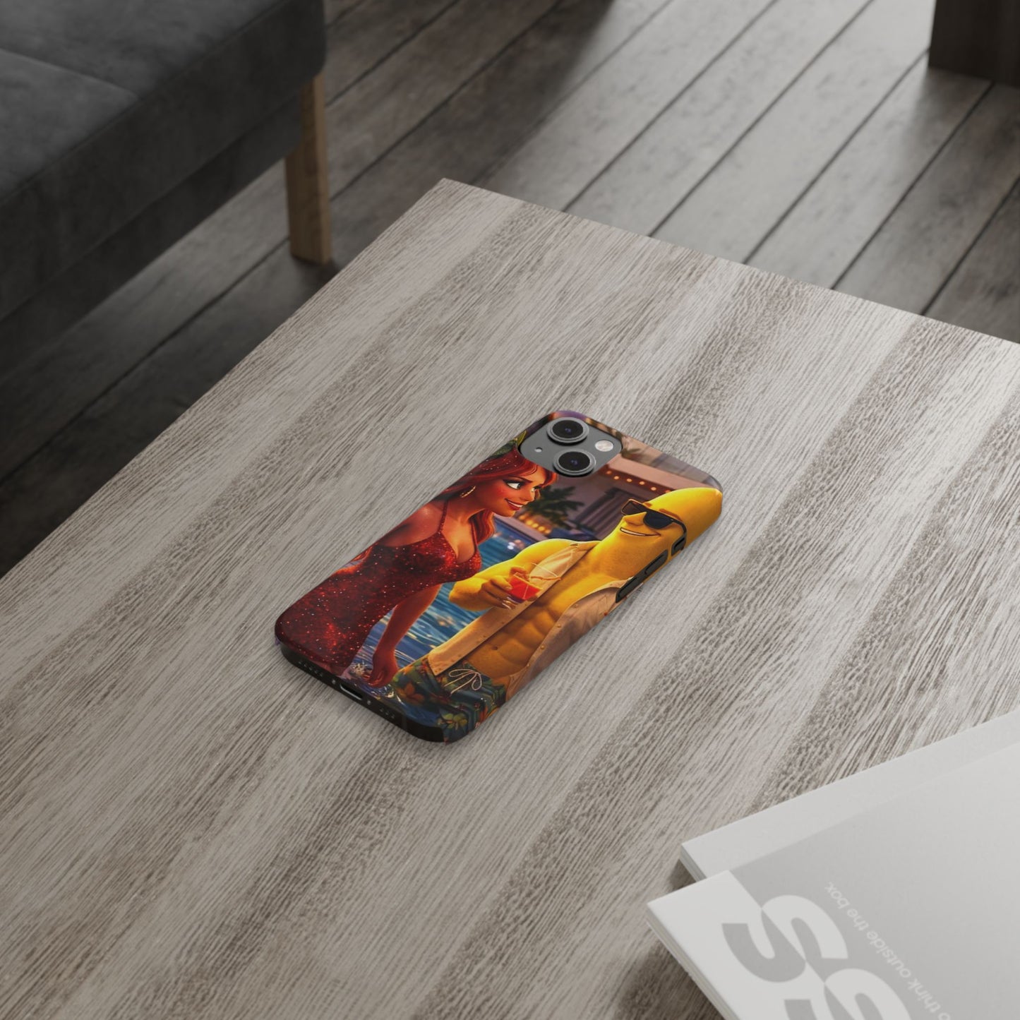 Fruit Love Island Strawberina & Bananito iPhone Case