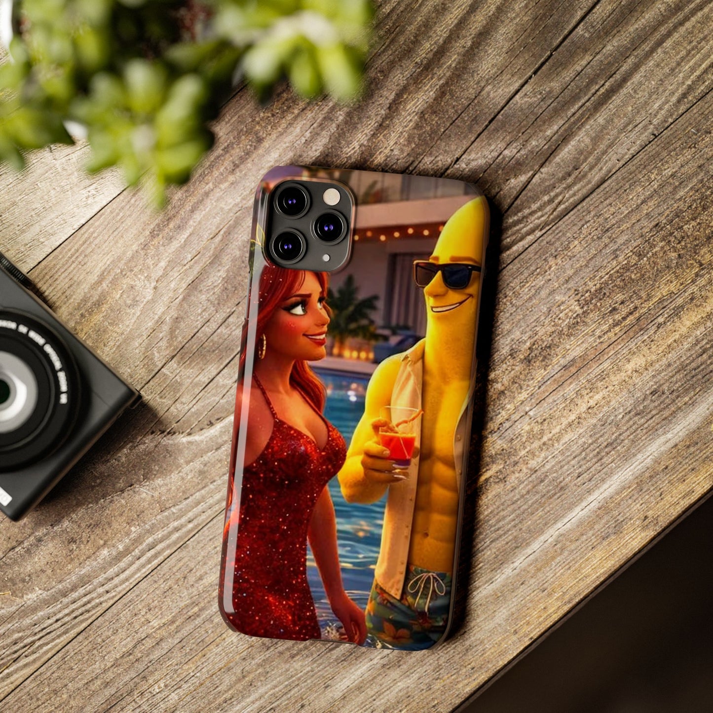 Fruit Love Island Strawberina & Bananito iPhone Case