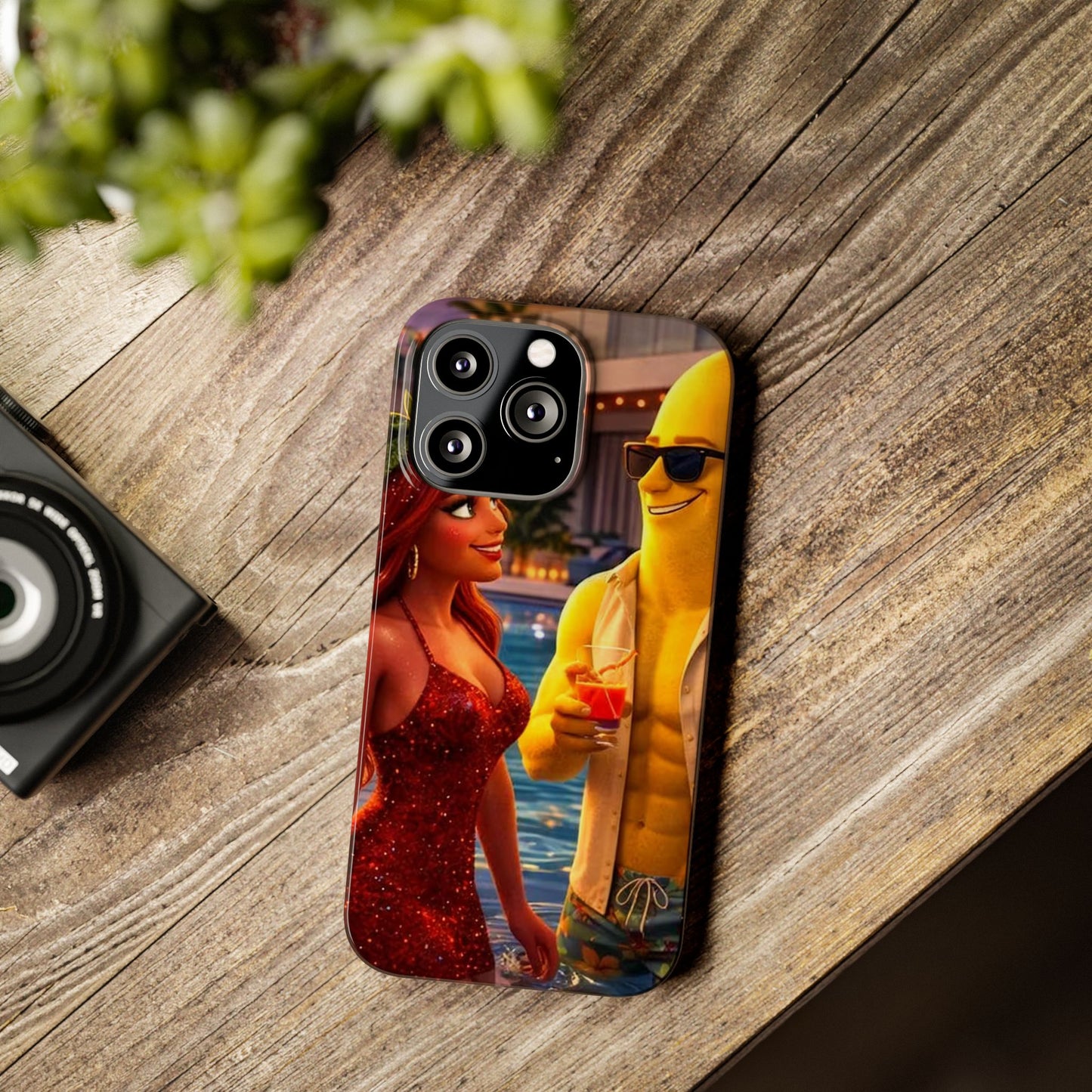 Fruit Love Island Strawberina & Bananito iPhone Case