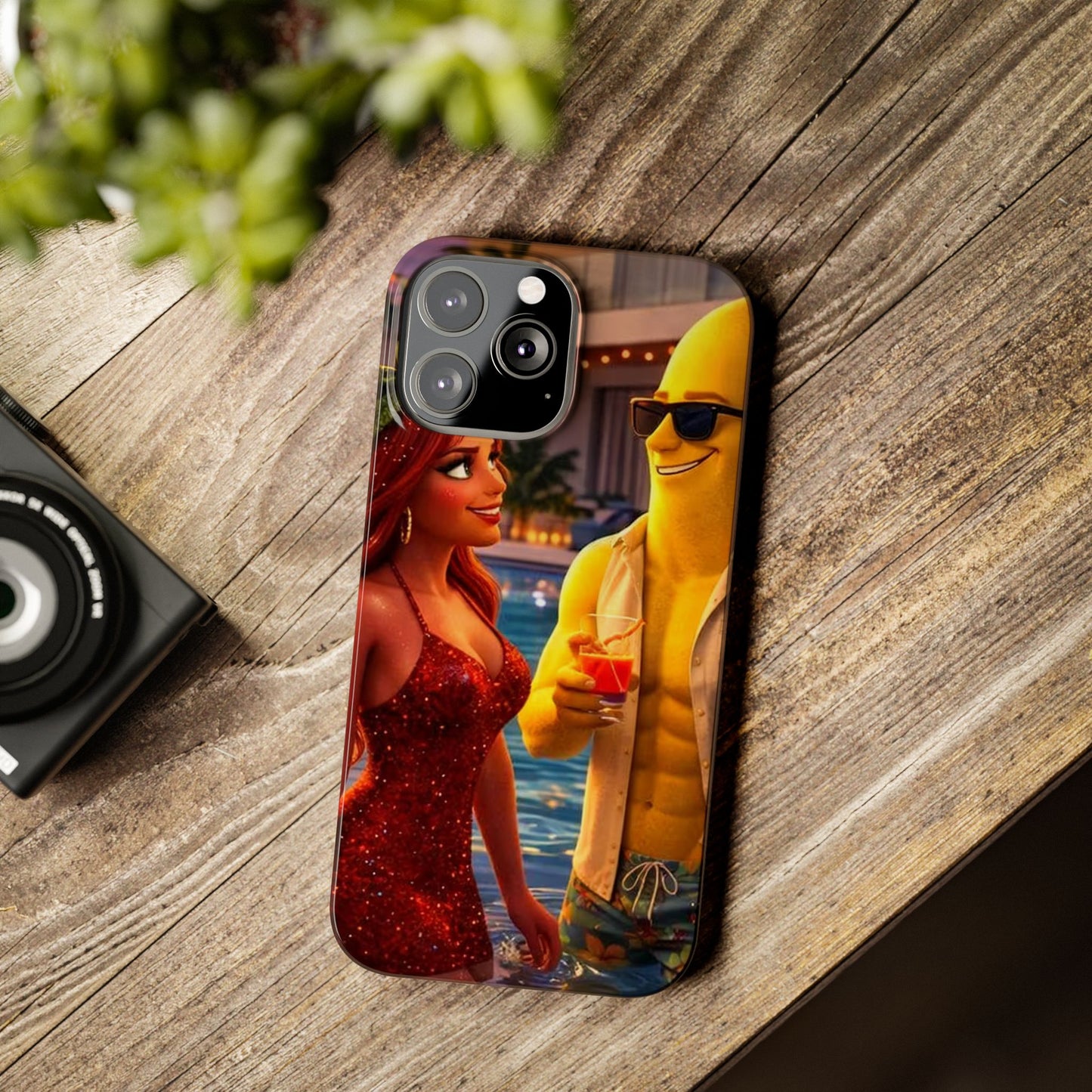 Fruit Love Island Strawberina & Bananito iPhone Case