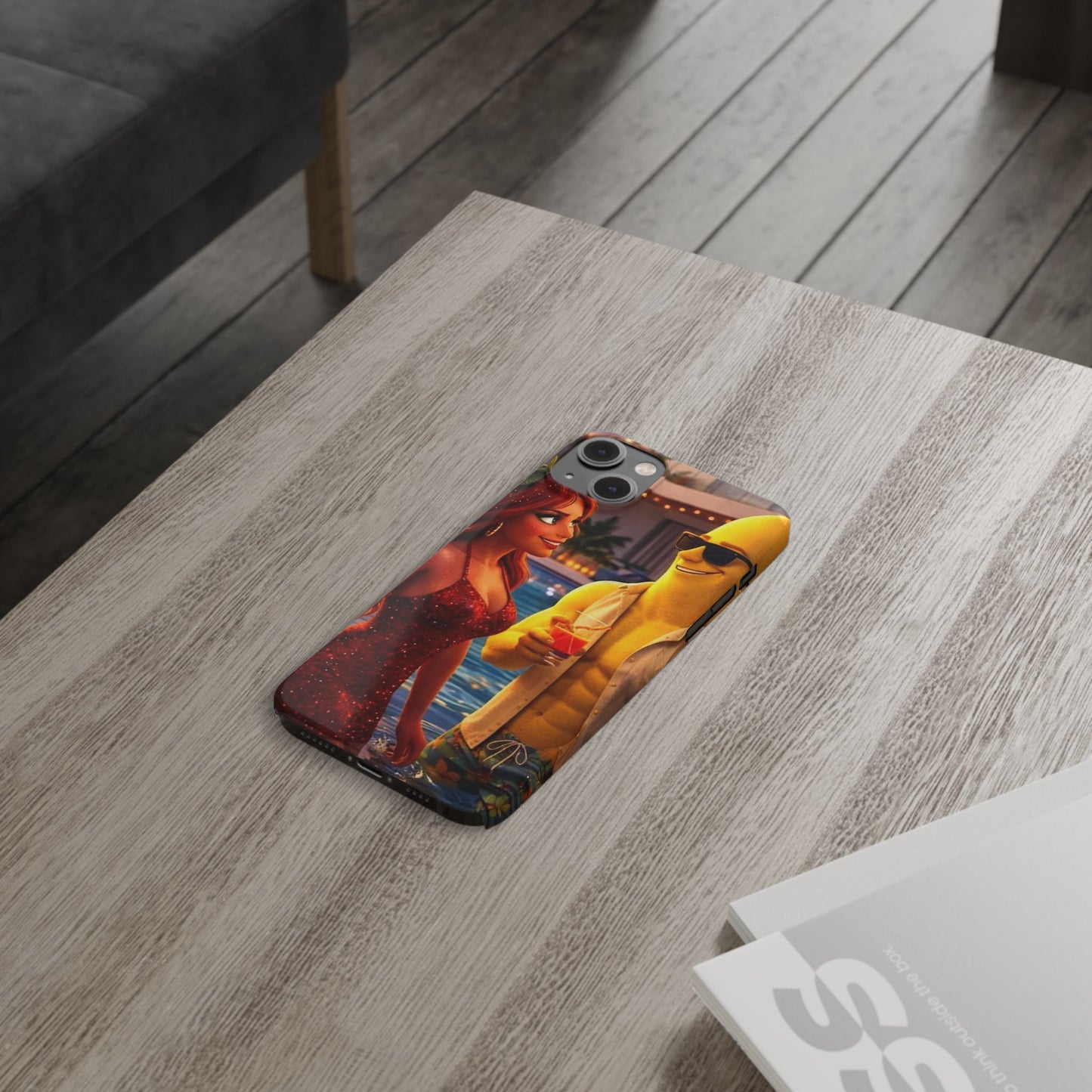 Fruit Love Island Strawberina & Bananito iPhone Case