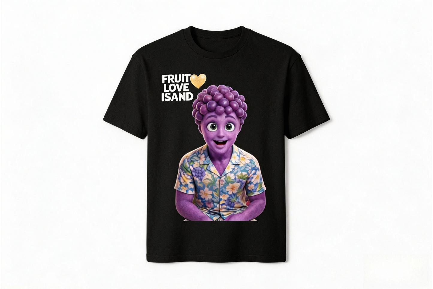 Fruit Love Island Grapenzo Black T-shirt